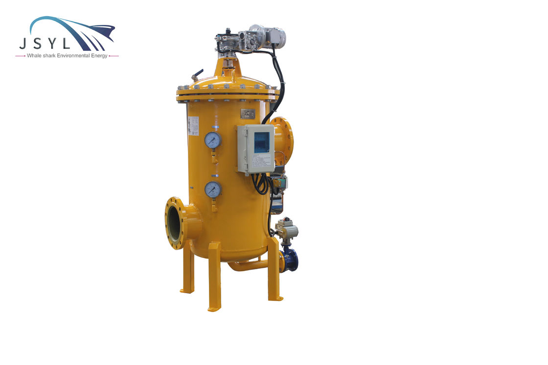 DN200 100um Filter Air Tekanan Rendah 100 Mikron Filter Backflush Otomatis