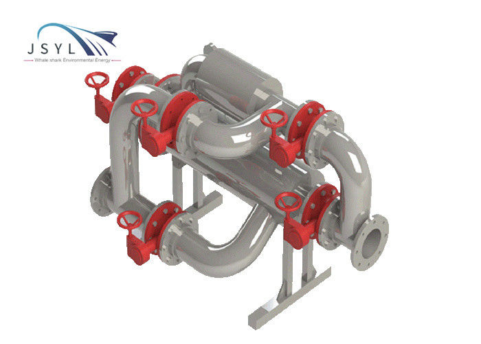 1-500m3 / H 304 Stainless Steel Duplex Filter Manual Saringan Backwash