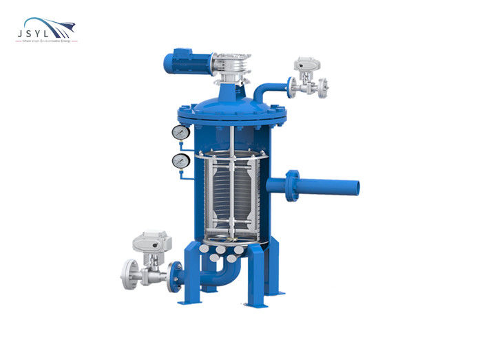 200 Micron Carbon Steel Self Cleaning Brush Filter Ukuran Disesuaikan