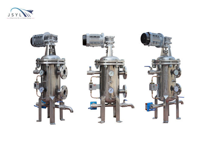 200 Micron Carbon Steel Self Cleaning Brush Filter Ukuran Disesuaikan
