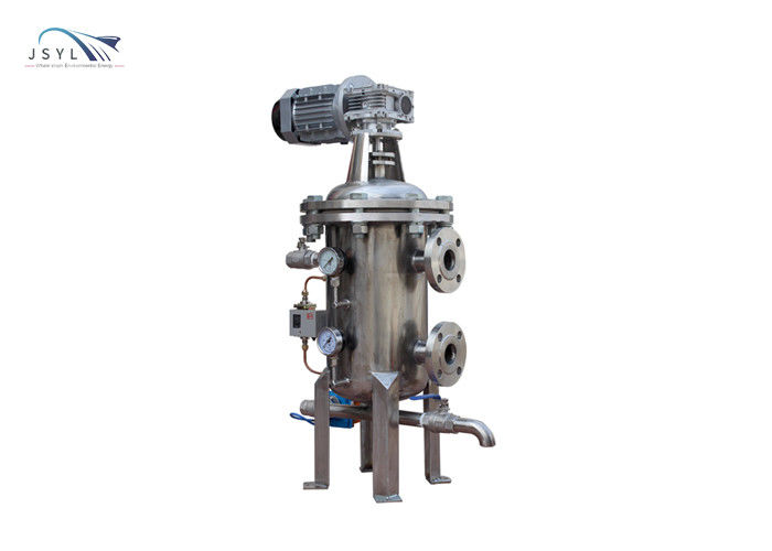 100-4000 Micron Wedge Wire Brush Backwash Filter Untuk Pabrik Baja