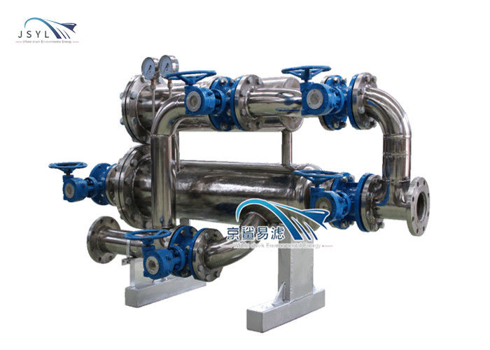 1-3000um Duplex Strainer, Filter Air Backwash Otomatis Ganda