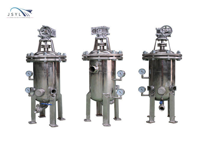 Filter Pembersih Diri Manual Simplex Aliran Besar