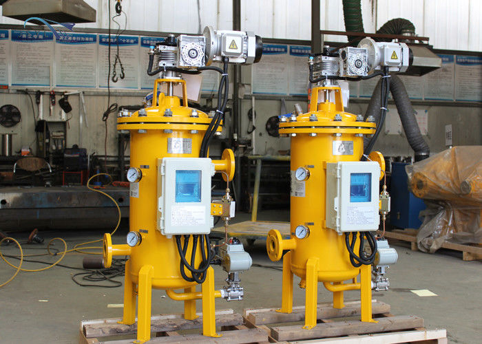DN200 100um Filter Air Tekanan Rendah 100 Mikron Filter Backflush Otomatis